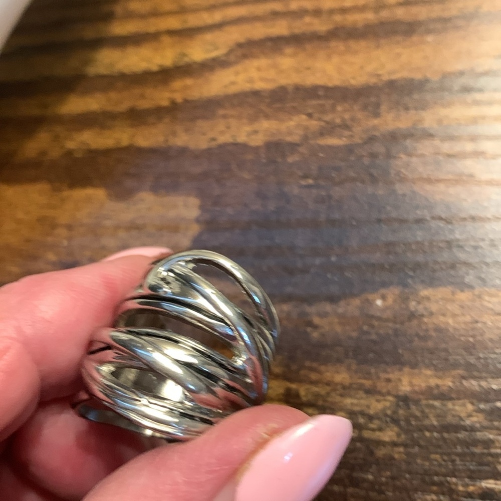 Silver Multi-Band Ring - Picture 4 of 5